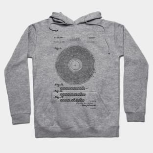 LP Vinyl Record Patent Image 1954 Hoodie